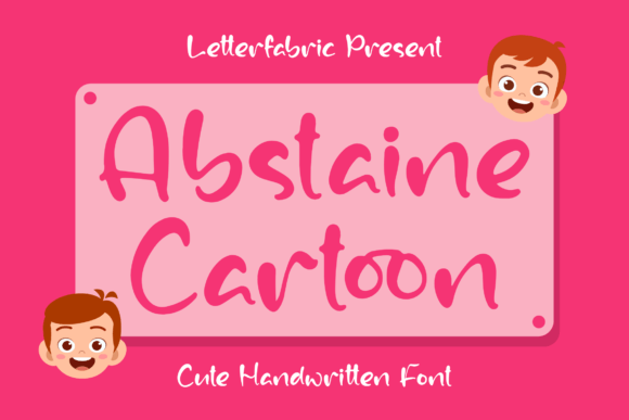 Abstaine Cartoon: The Perfect Script Handwritten Font for Small Business Branding