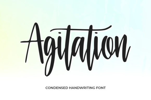 Agitation: The Handwritten Font That Elevates Your Brand