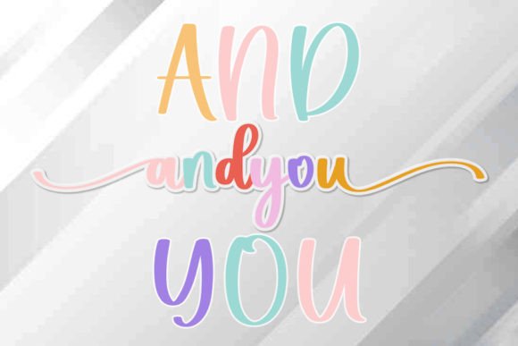And You: A Versatile Sans Serif Font for Modern Web Design