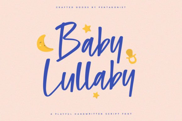 Baby Lullaby: A Playful Script Font for Creative Branding