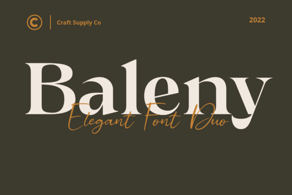 Baleny Duo: A Serif Font for Timeless Branding