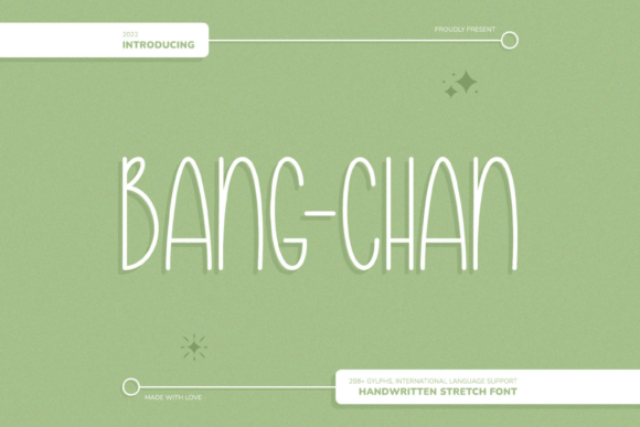Bang Chan: A Sweet and Friendly Handwritten Font for Creative Branding