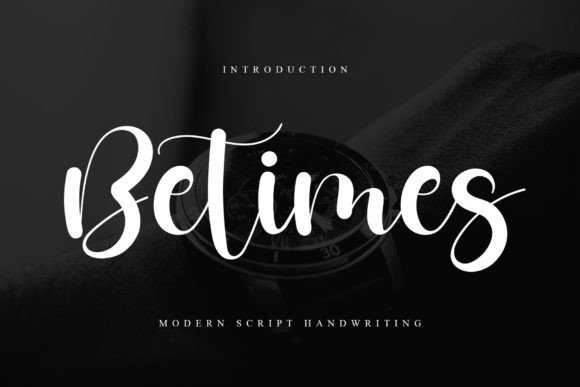 Betimes Font for Handmade Creators and Design Enthusiasts