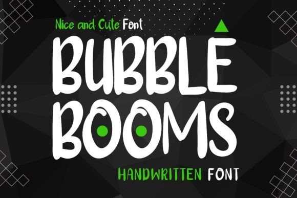 Bubble Booms: A Script Handwritten Font for Modern Web Design