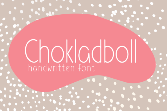 Chokladboll: A Script Handwritten Font for Digital Creativity