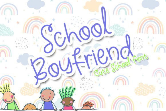Discover the Charm of School Boyfriend Font