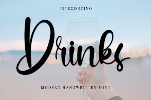 Drinks: The Timeless Script Font for Digital Marketers and Designers