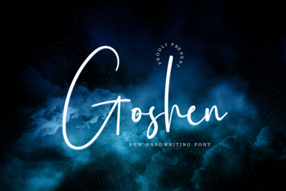 Goshen: A Script Handwritten Font That Elevates Your Creative Projects