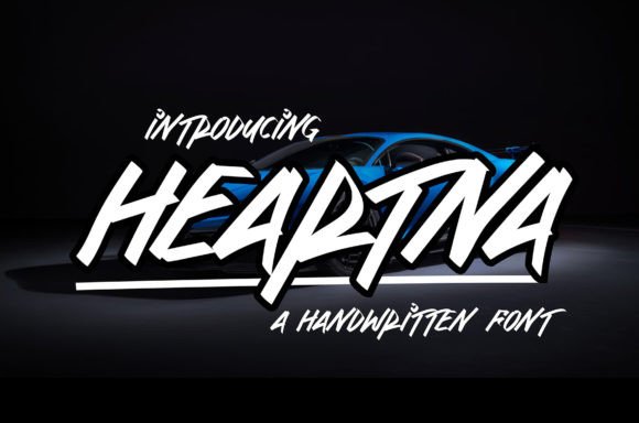 Heartna: A Bold Script Font for Creative Projects