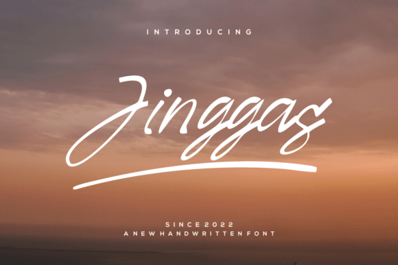 Jinggas: A Versatile Script Handwritten Font for Designers