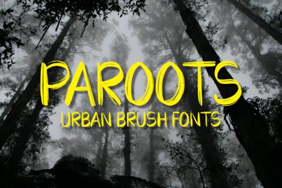 Paroots: A Quirky Script Font for Editorial Creativity