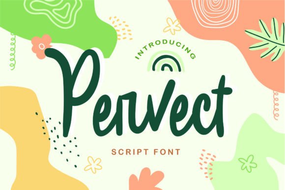 Pervect: A Script Handwritten Font for Creative Makers