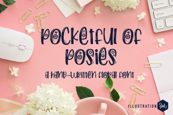 Pocketful of Posies: A Script Handwritten Font with Flair