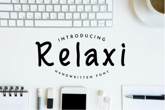 Relaxi: A Handwritten Font for Calm and Creativity