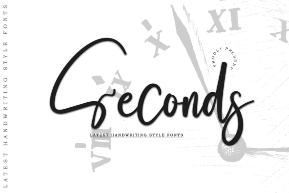 Seconds: A Script Handwritten Font for Creative Campaigns