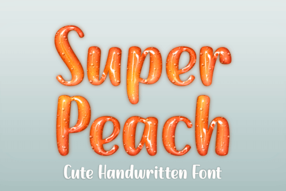 Super Peach: A Versatile Script Font for Creative Branding